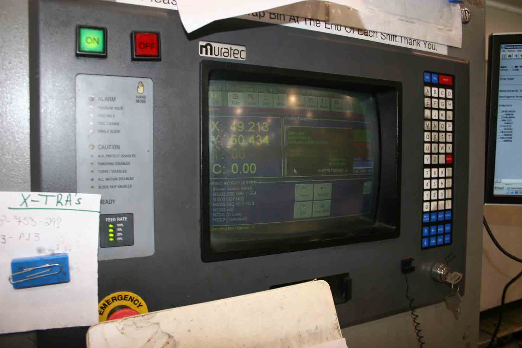 MURATA WIEDAMAN CENTRUM 2500I CNC TURRET PUNCH PRESS